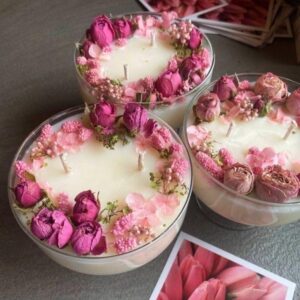 Candella profumo peonia